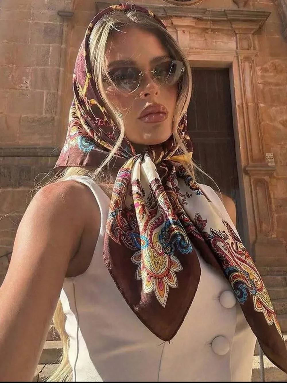 Paisley Headscarf S174